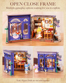 Rolife DIY Miniature Doll House Kit with Furniture for Children Adult Wooden Kits Toy (Leisure Time Tea Room)