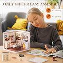 Rolife Warm Dining Room Super Creator-DIY Plastic Miniature House for Adults, Mini Blocks Model Kit Building Set