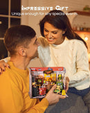 Rolife DIY Miniature House Kit Garage Workshop, Build 1/20 Mini House Building Kit with LED Craft Kits