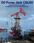 ROKR Industrial City Series-3D Puzzle Oil Pump Jack,3.5H Build Time,Motorized&LED Lighting,Modular Puzzle