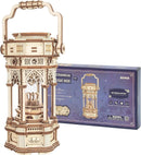 ROKR 3D Wooden Puzzle for Adults to Build, Victorian Style Vintage Lantern Music Box, Self-Assembly Craft Model Kits