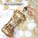 ROKR 3D Wooden Puzzle for Adults to Build, Victorian Style Vintage Lantern Music Box, Self-Assembly Craft Model Kits