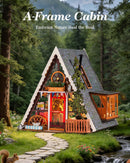 Rolife DIY Miniature House Kits A-Frame Cabin, Tiny House Mini House Building Kit for Teens, DIY Crafts for Adults