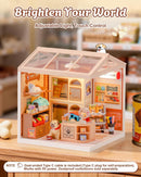 Rolife Super Creator Furry Friends' Home DIY Miniature House Kit, Snap-Fit Plastic 3D Puzzle No Glue Needed