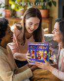 Rolife DIY Miniature Doll House Kit with Furniture for Children Adult Wooden Kits Toy (Leisure Time Tea Room)
