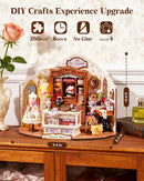 Rolife DIY Miniature Doll House Kit with Furniture for Children Adult Wooden Kits Toy (Elsa's Tailoring)