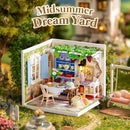 Rolife Midsummer Dream Yard Super Creator Kits, Miniature House Kit, DIY Plastic House Building Toy Set with LED