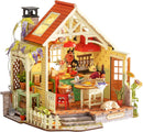 Rolife DIY Miniature Doll House Kit with Furniture for Children Adult Wooden Kits Toy (Sunlight Farmhouse Kitchen)