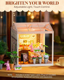 Rolife Super Creator Kits Fresh Flower Shop, Tiny House Building Blocks , DIY Plastic Mini House Model Building Kits