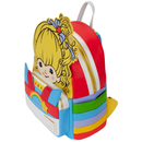 Loungefly Rainbow Brite Cosplay Mini Backpack with side pockets