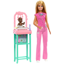 Barbie Baby Doctor with Blonde Fashion Doll Wearing Pink Scrubs, 1 Baby Doll with Accessories & Furniture