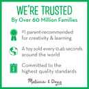 Melissa & Doug Child's Crown Armchair, Pink Faux Leather Children's Furniture (Armchair for Kids, Sturdy Construction, 17.5" H x 18.3" W x 23" L)