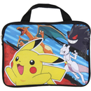 Pokemon 5pc 16" Backpack Set Keychain, Utility Case, 2 Zipper pouches