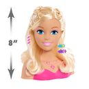 Just Play Barbie Fashionistas 20 Piece Styling Head for Kids, Blonde Hair