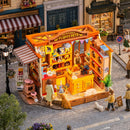 Rolife DIY Miniature Doll House Kit with Furniture for Children Adult Wooden Kits Toy (Fluffy Friends Store)