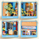Rolife Daily Fresh Flower DIY Miniature House Kit, Mini Wooden Kit for Adults, 3D Shadow Box Frame Decor Diorama Kit