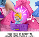 Fisher-Price Little People Toddler Toy Disney Princess Magical Lights & Dancing Castle Musical Playset for Pretend Play Ages 18+ Months
