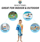 Paw Patrol Microfiber Beach Towel 27x54" on Hanger with Hangtag
