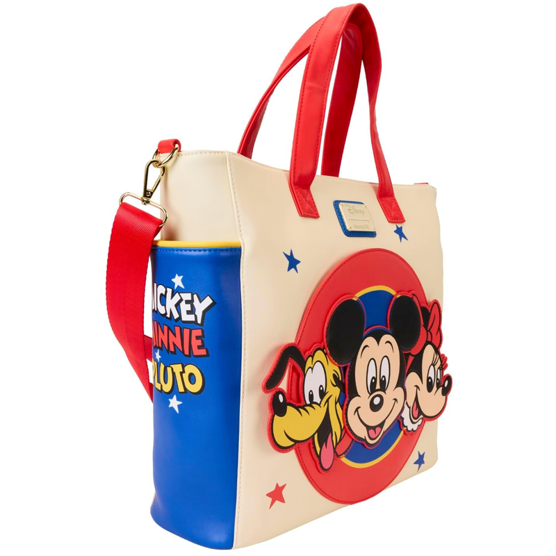 Loungefly Disney Mickey and Friends Retro Convertible Backpack & Tote Bag