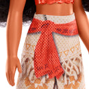 Disney Princess Moana 11 inch Fashion Doll with Brown Hair, Brown Eyes & Hair Accessory, Sparkling Look