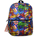 All Over Print Avengers Comic 16" School Backpack with front Pocket, Unisex