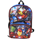 Marvel Iron Man 16" Shoulder Backpack for School with Rectangular Lunch Bag for Boys