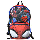 Marvel Spider-Man with Venom Spider-Man 16" Shoulder Backpack for School with Rectangular Lunch Bag