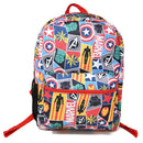 Marvel All Over Print Icons 16" Nylon School Backpack for Kids, with a front Pocket