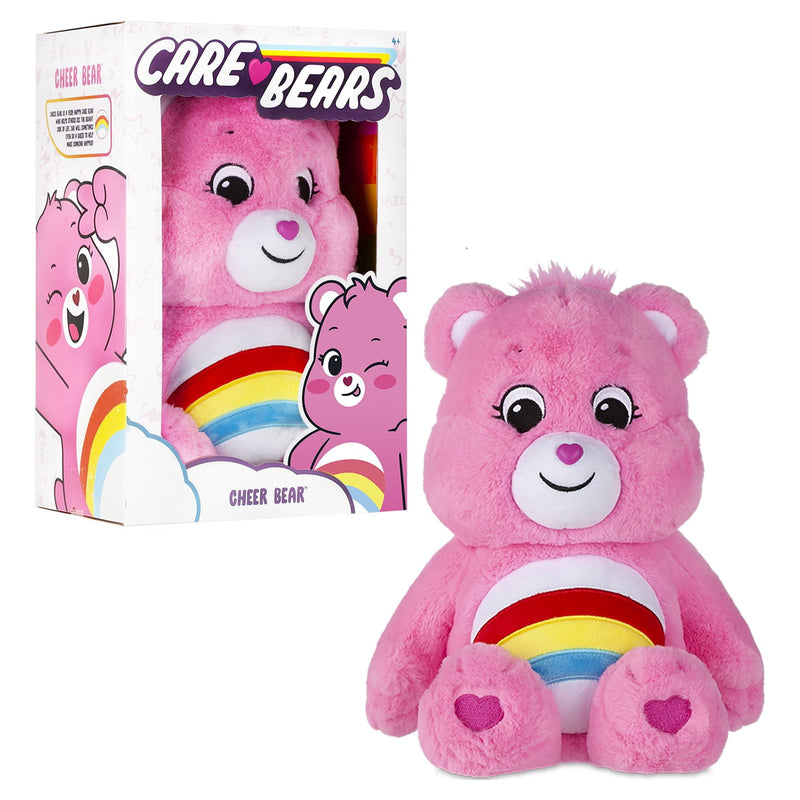 Care Bears 12" Plush - Cheer Bear - Soft Huggable Material!