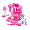 Barbie Softee Dough Ice Cream Playset with Ice Cream Maker, 4 Colors Modeling Compound, Press & Mold Mini Treats, Ages 3 and Up