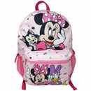 Disney Minnie Mouse and Friends 16" Nylon School Backpack with 2 Mesh Pockets and a Small Front Pocket