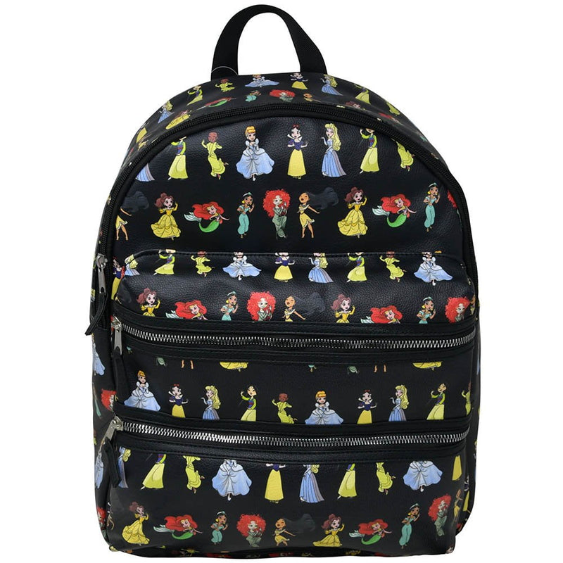 Disney Princess 16" PU Leather Deluxe Backpack Magical Style & Everyday Function