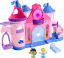 Fisher-Price Little People Toddler Toy Disney Princess Magical Lights & Dancing Castle Musical Playset for Pretend Play Ages 18+ Months