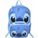 Disney Stitch 16" Shoulder Backpack for School with Rectangular Lunch Bag