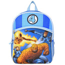 Marvel Fantastic Four 16" Blue School Backpack with Front and Side Pockets