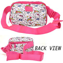 Hello Kitty Pink Fanny Pack for Girls for Tech Cable Organizer Travel Case