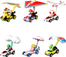 Hot Wheels Mario Kart Gliders, 1:64 Scale Die-Cast Character Toy Car (Styles May Vary)