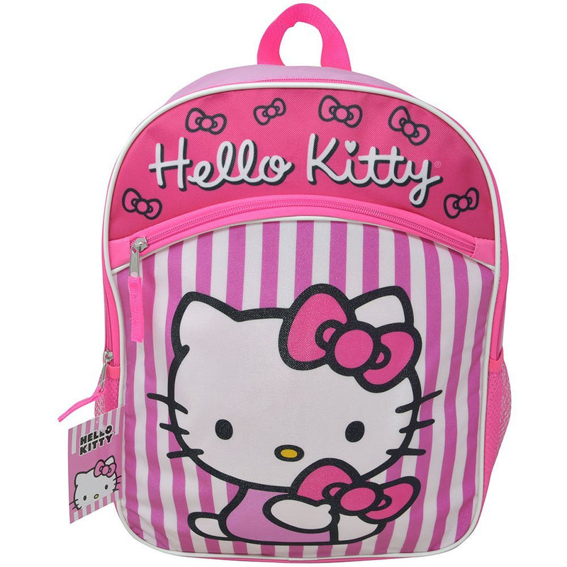 Fast Forward Hello Kitty 16" Backpack with Molded Front Pocket and Printed Straps for Girls 3+
