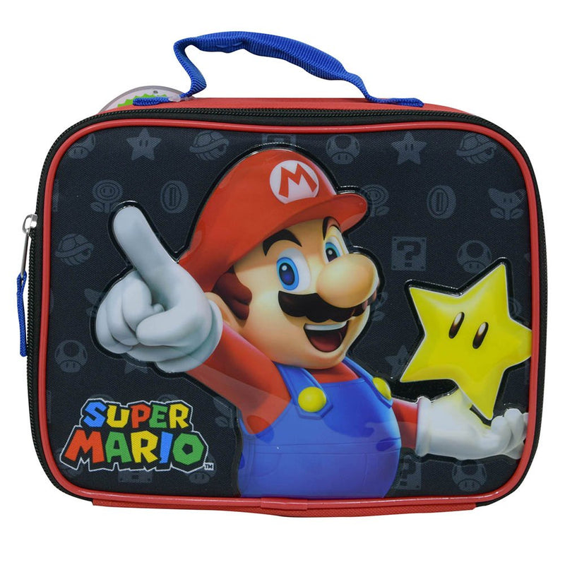 Nintendo Super Mario Bros Star insulated Lunch bag ages 3+