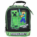 Minecraft Lunch Bag Insulated  with Handle, Drop Bottom Lunch Bag Design