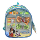 Disney Moana Mini 6.5" Clear Stadium Approved Backpack with Hair Accessories for Girls