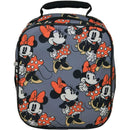 Disney Minnie Mouse 9.5 Inch School Lunch Bag with Minnie Printed All Over