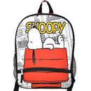 Snoopy Comics 16" Nylon School Backpack for Kids, with a front Pocket