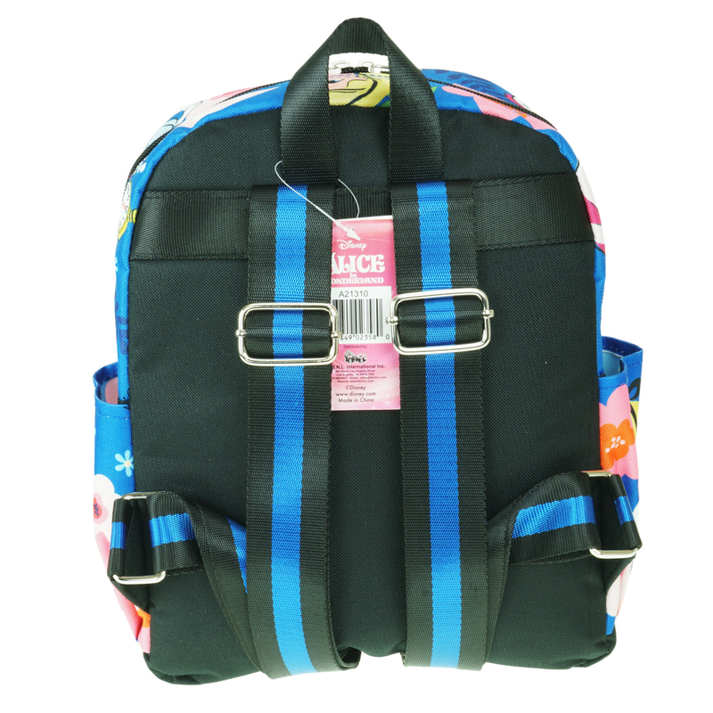 Disney Alice In Wonderland 12" Multicolor Polyester School Backpack for Girls