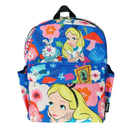 Disney Alice In Wonderland 12" Multicolor Polyester School Backpack for Girls