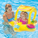 Intex Outdoor Pool Inflatable Shaded Canopy Starfish Baby Float Raft