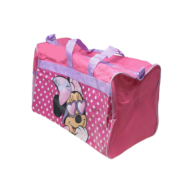 Girls Disney Minnie Mouse Duffel Bag Carry-On Overnight Travel Kids Girls
