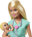 Barbie Careers Baby Doctor Playset With Blonde Doll, 2 Infant Dolls, Toy Pieces