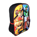 Nintendo Super Mario Bros 16" Polyester School Backpack with Front Zipper and two Side Mesh Pockets