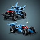 LEGO Technic Monster Jam Megalodon 42134 Model Building Kit; A 2-in-1 Build for Kids Who Love Monster Truck Toys; Kids Will Love Racing This Cool Shark Vehicle; For Ages 7+ (260 Pieces)